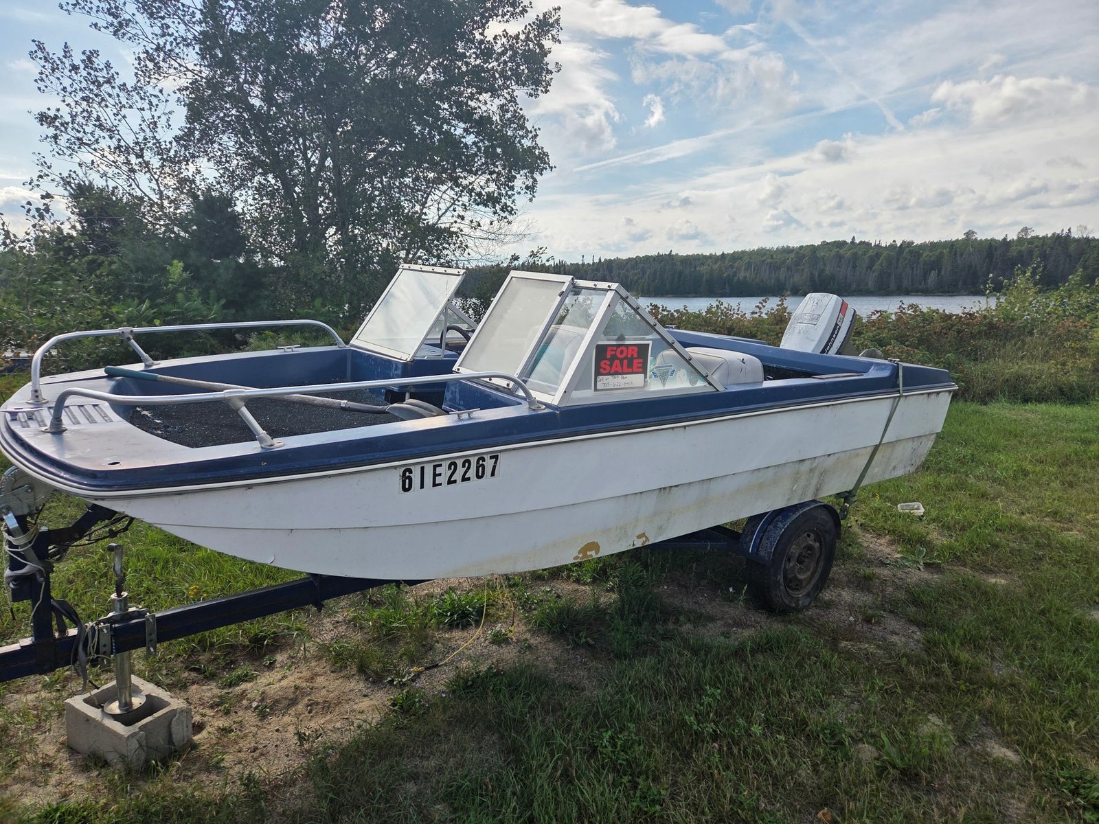 16' Boat, motor , trailer