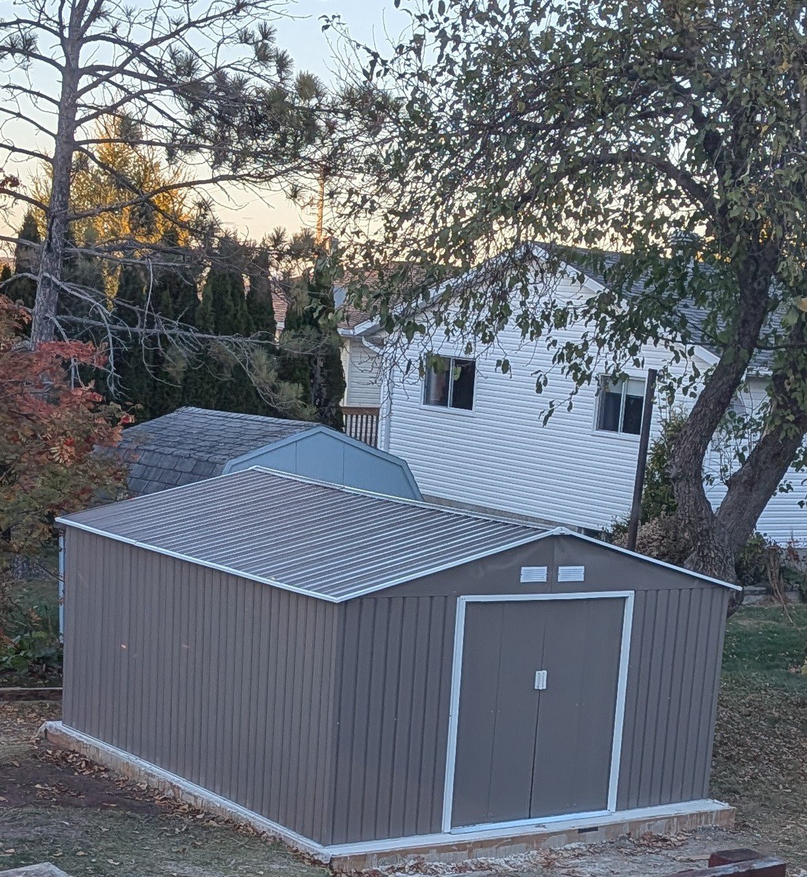 Support/Labour  with re-inforcing shed roof 